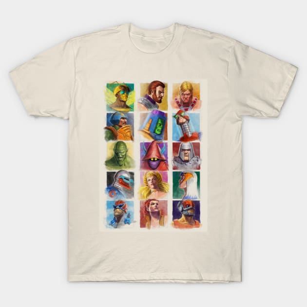 Motu Paintings Set 2 T-Shirt by coolercreations